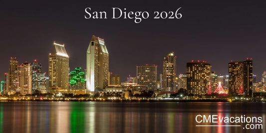 San Diego harbor skyline evening-lights waterfront 2026