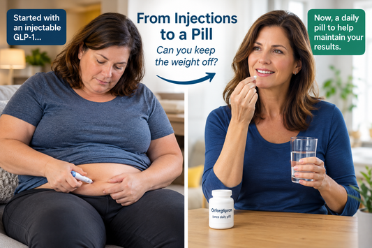 Can a pill keep the weight off after using a GLP-1?