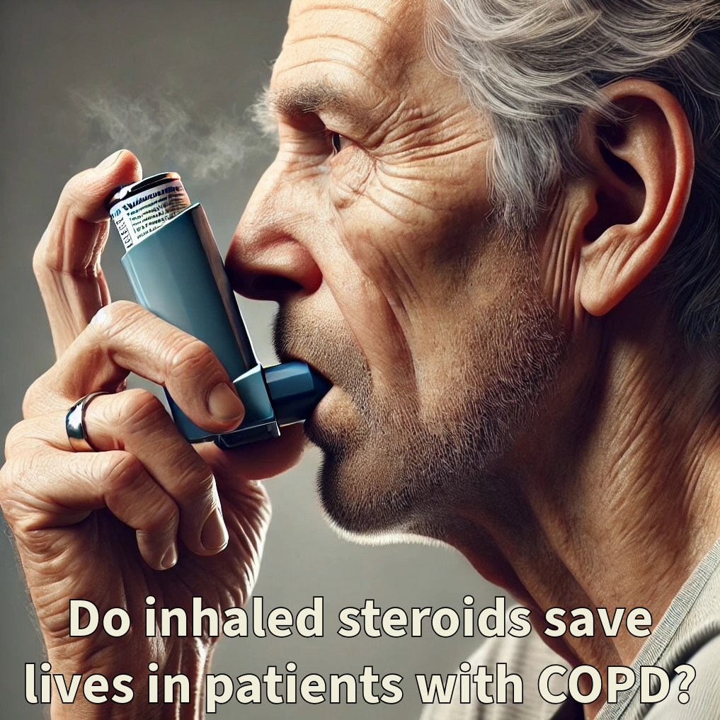 In COPD, do inhaled corticosteroids save lives?