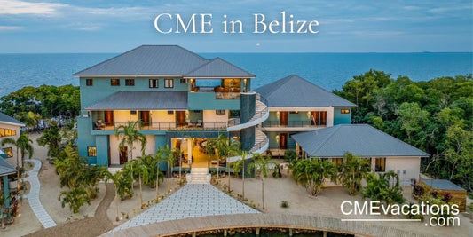 Belize oceanfront resort with modern villas and lush greenery